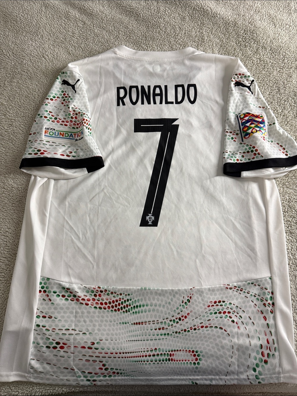 RARE Portugal 🇵🇹 #7 Cristiano Ronaldo 2025 UEFA Nations League Winners Puma Kit